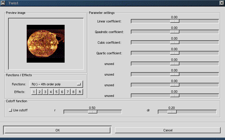The Twist - user interface 